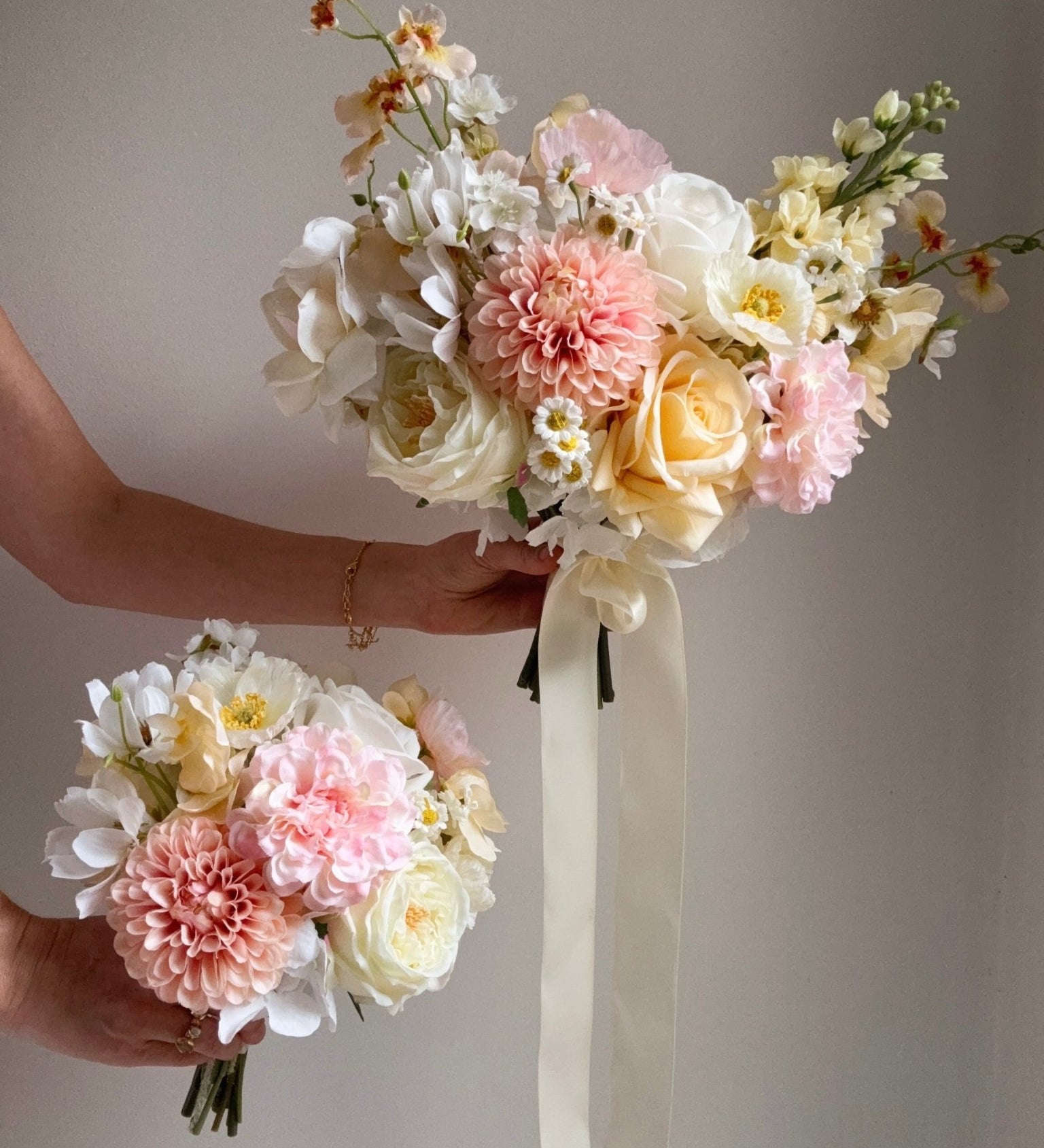 Sonder Wedding Bouquet - Lemon Sorbet - Sonder + Stone Boutique Artificial Wedding Flowers