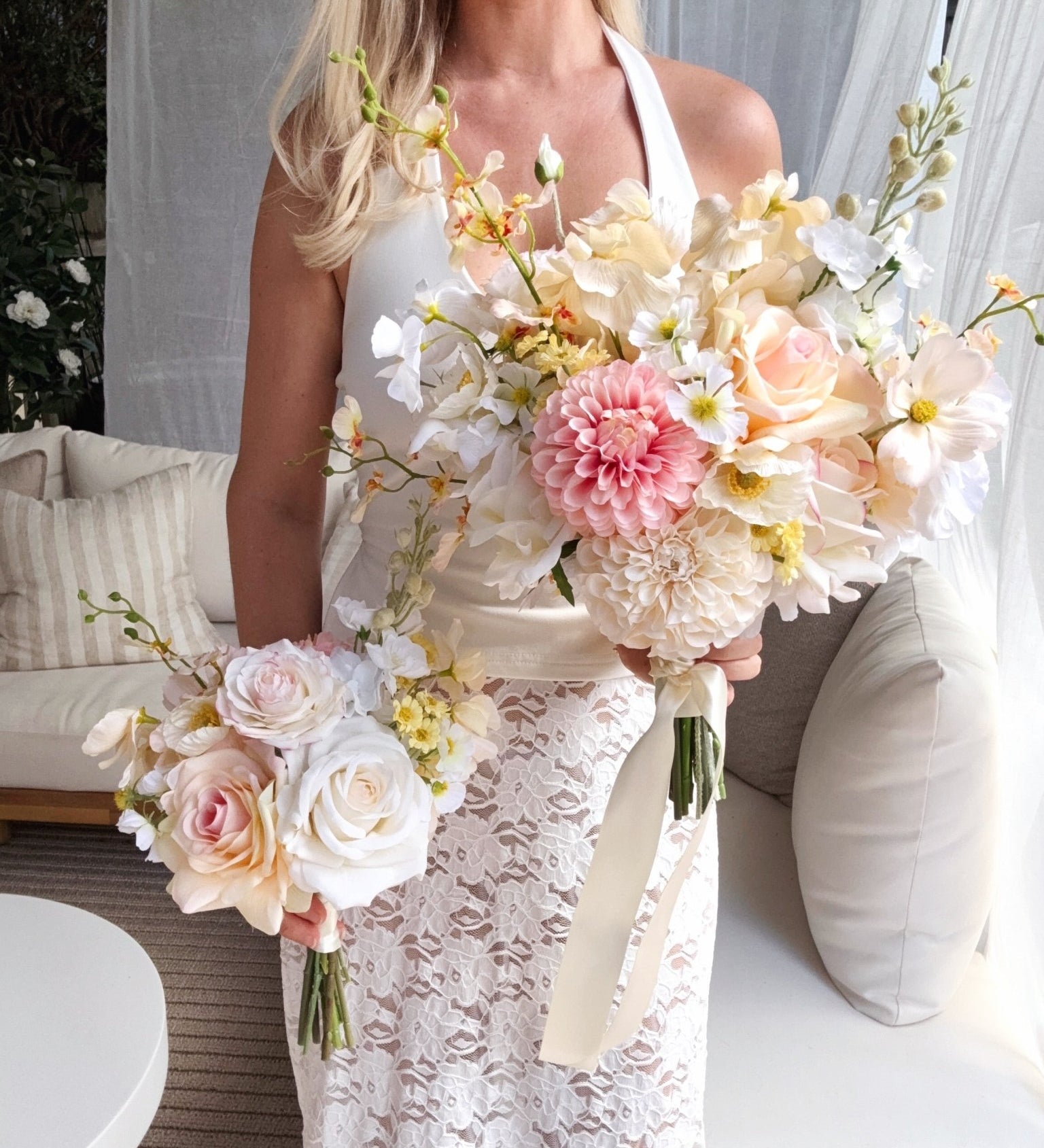 Sonder Wedding Bouquet - Like Butter - Premium Artificial Wedding Flowers by Sonder & Stone Boutique