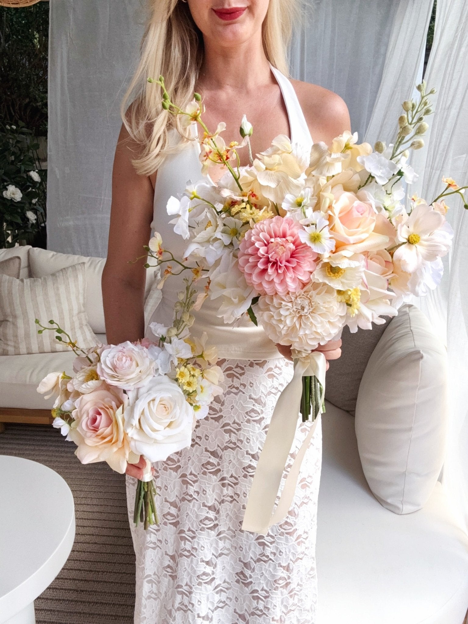 Sonder Wedding Bouquet - Like Butter - Premium Artificial Wedding Flowers by Sonder & Stone Boutique