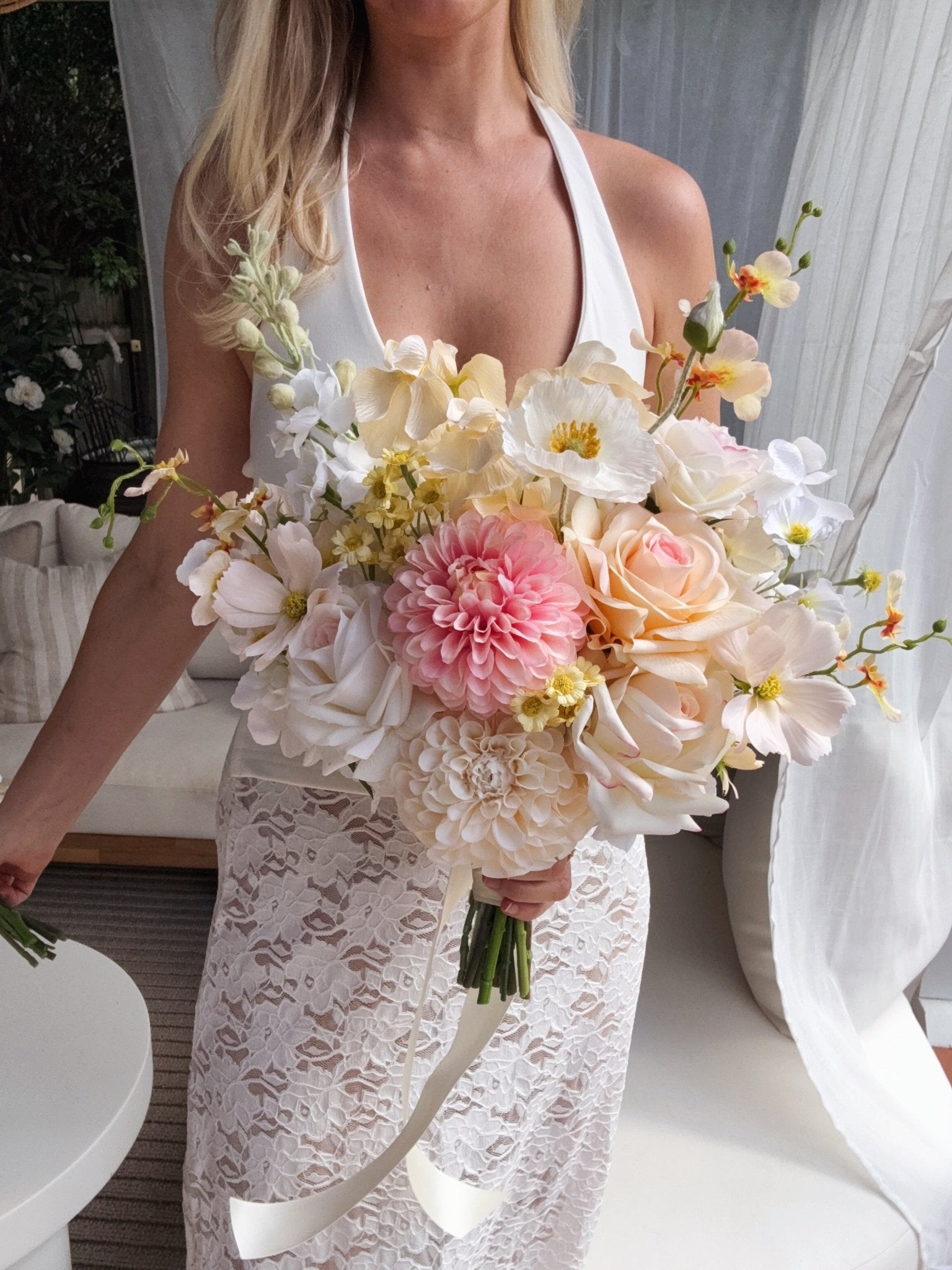 Sonder Wedding Bouquet - Like Butter - Premium Artificial Wedding Flowers by Sonder & Stone Boutique