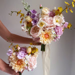 Sonder Wedding Bouquet - Lilac Citrus - Premium Artificial Wedding Flowers by Sonder + Stone Boutique