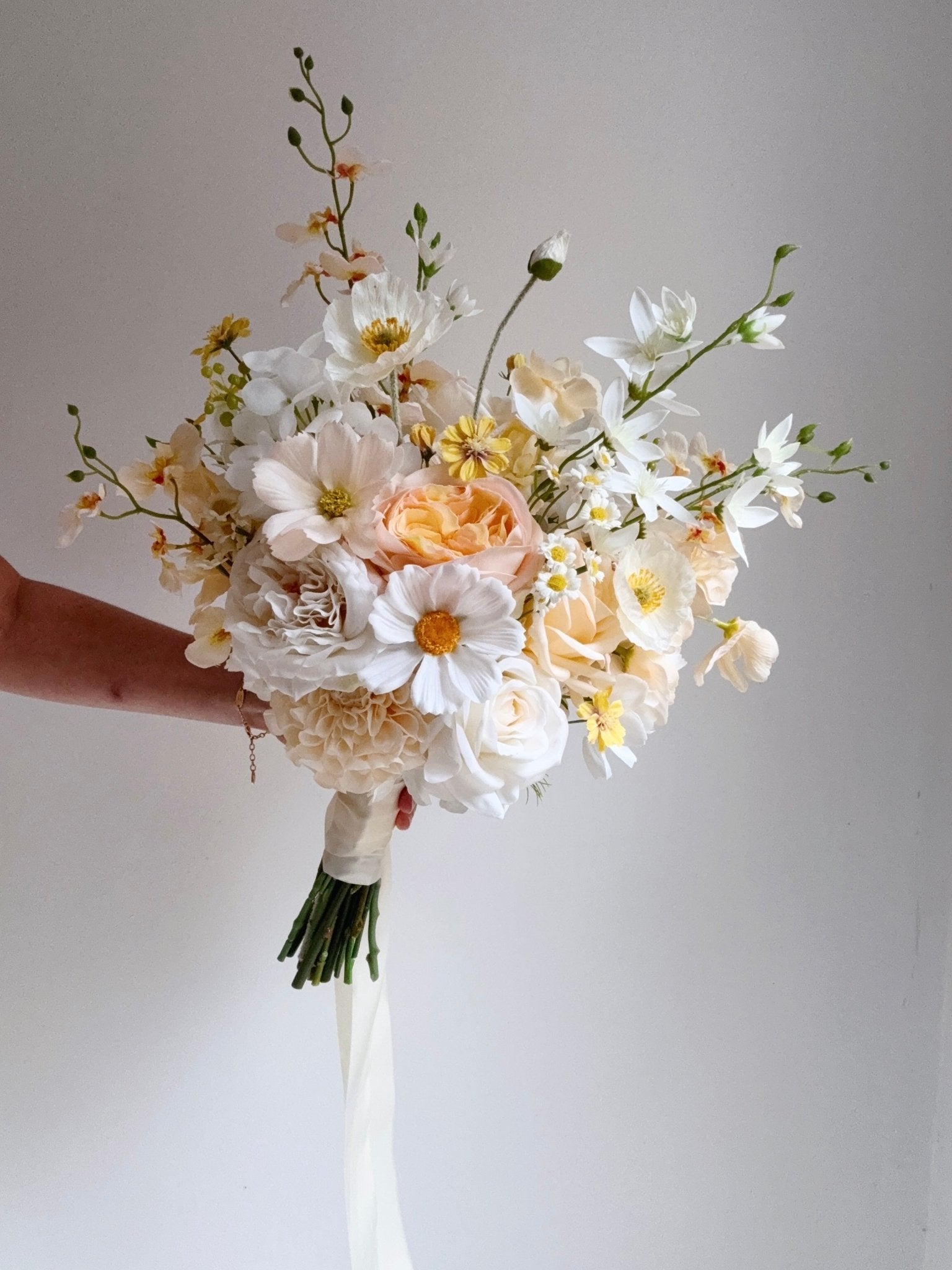 Sonder Wedding Bouquet - Limoncello (Limited Edition) - Premium Artificial Wedding Flowers by Sonder & Stone Boutique