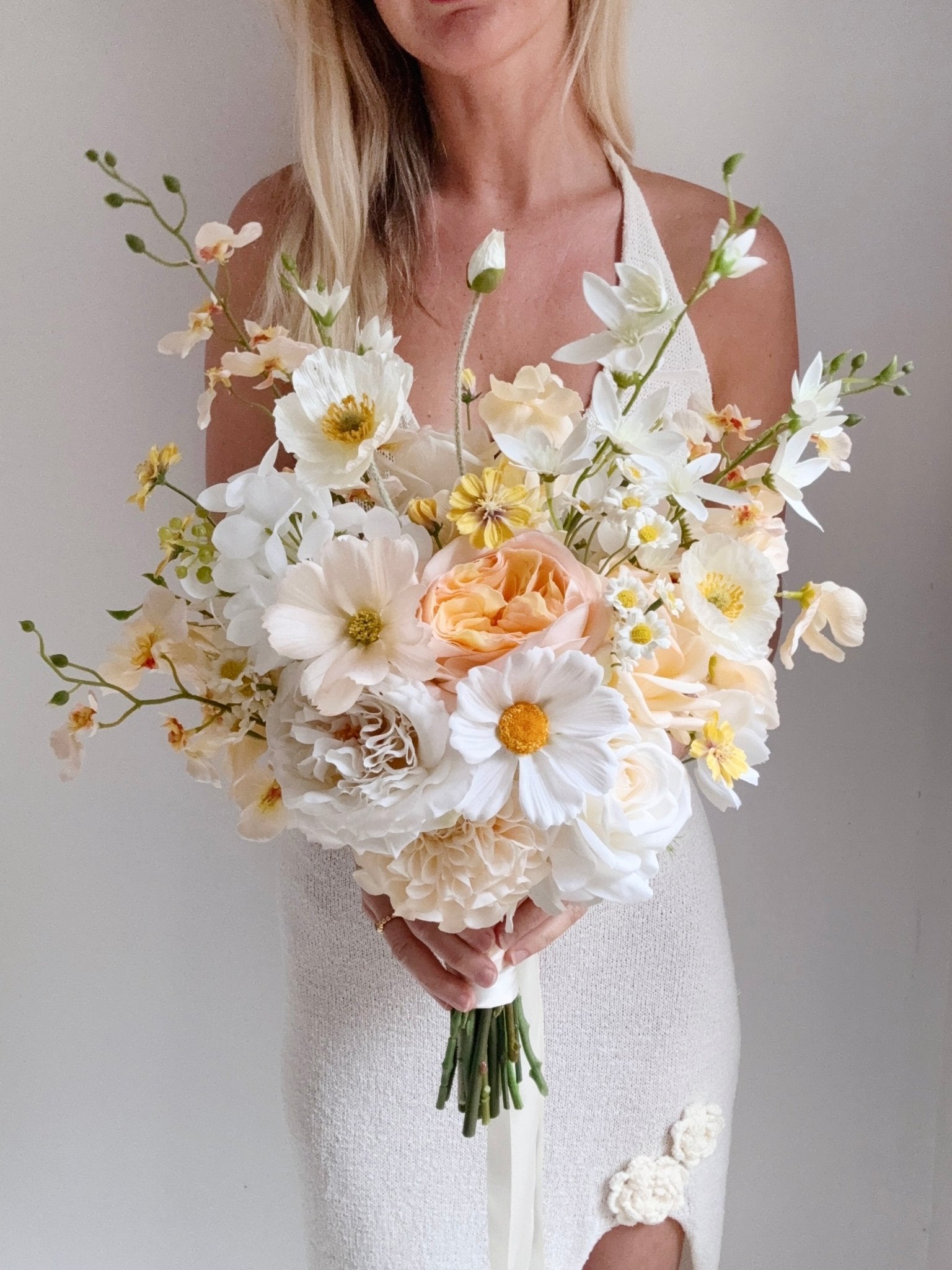 Sonder Wedding Bouquet - Limoncello (Limited Edition) - Premium Artificial Wedding Flowers by Sonder & Stone Boutique