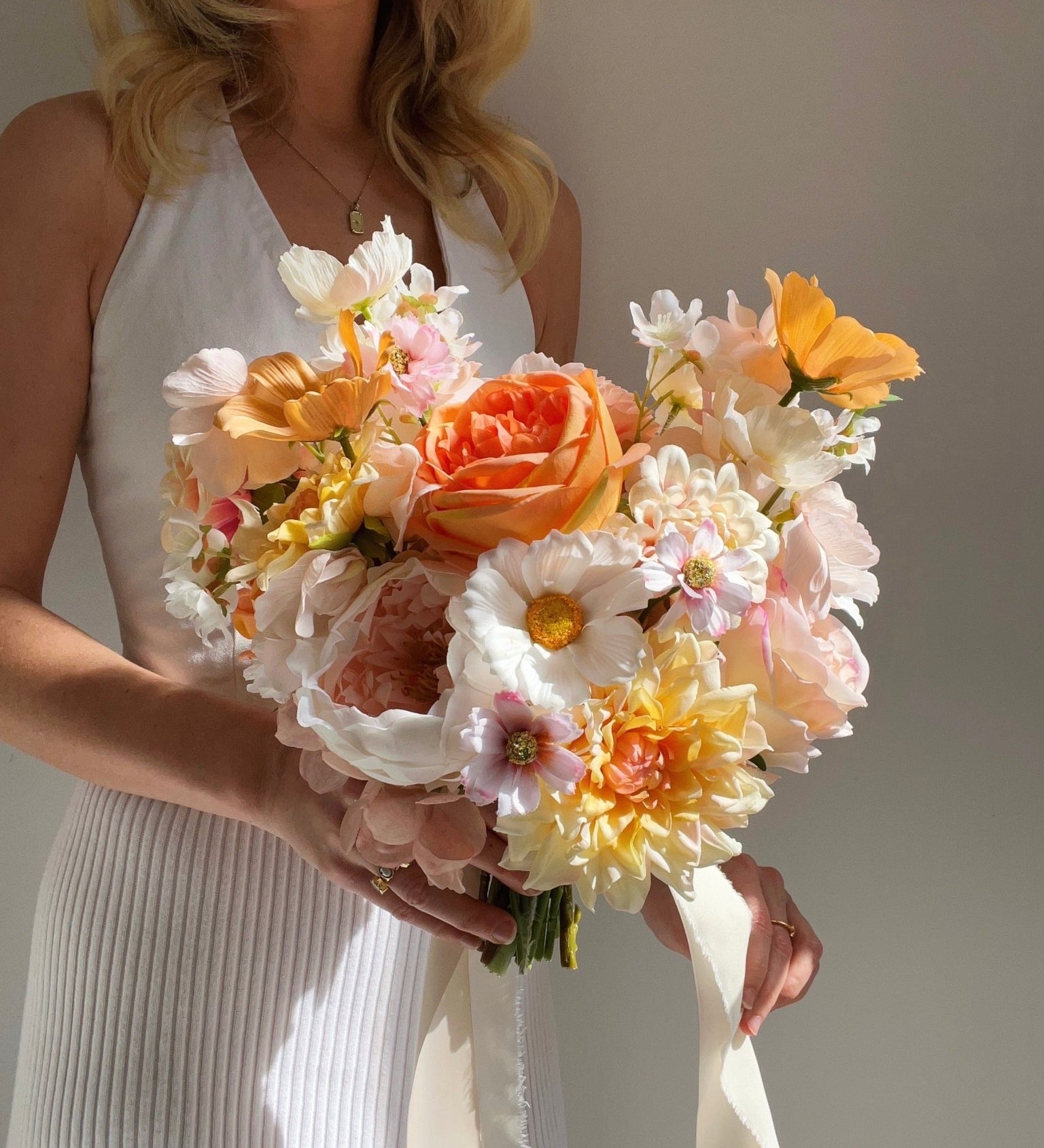 Sonder Wedding Bouquet - Marigold Fields - Sonder + Stone Boutique Artificial Wedding Flowers