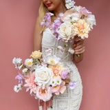 Artificial flowers Sonder Wedding Bouquet - Pastel Dream - Sonder + Stone Boutique