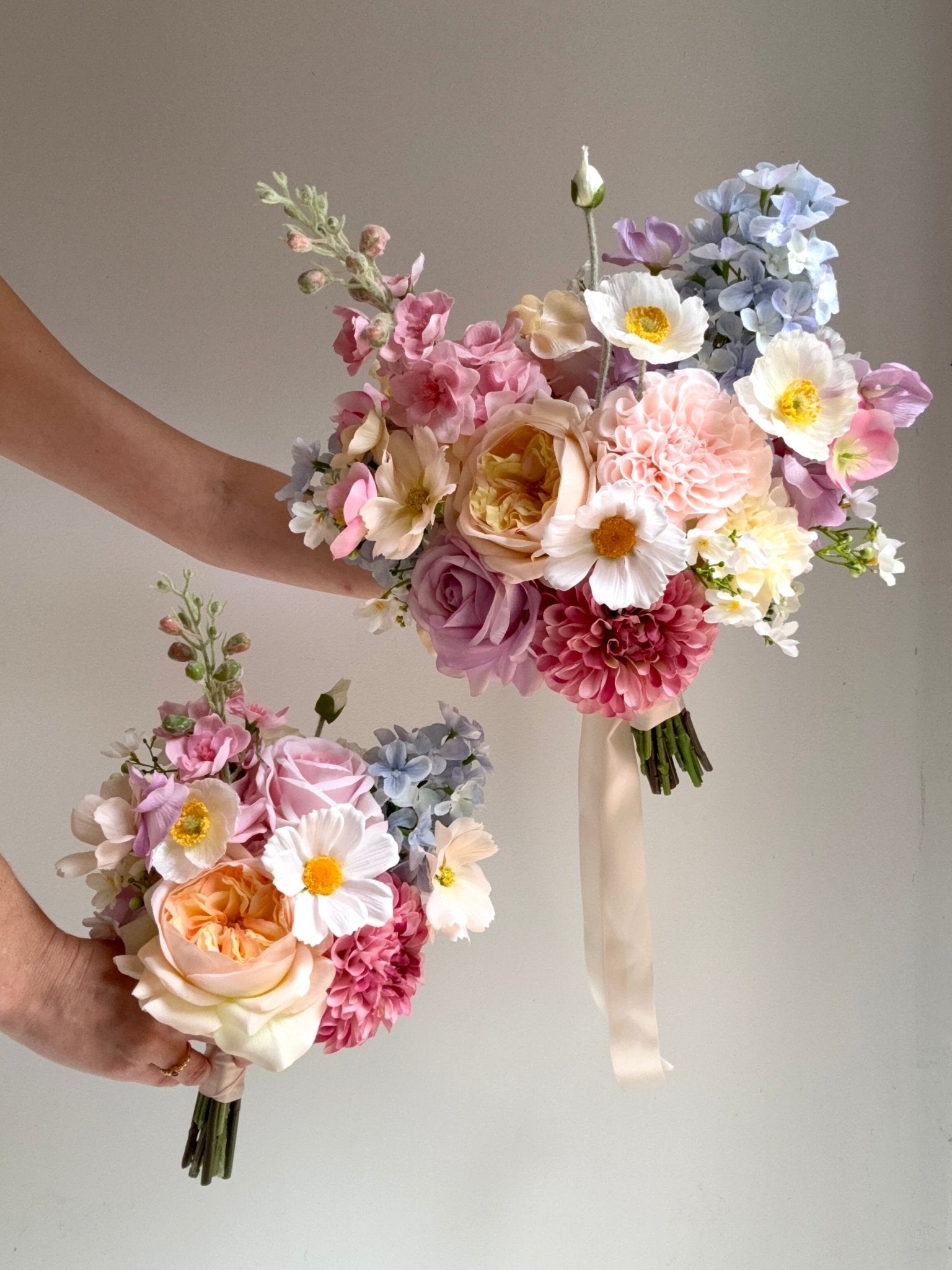 Sonder Wedding Bouquet - Pastel Muse - Premium Artificial Wedding Flowers by Sonder & Stone Boutique