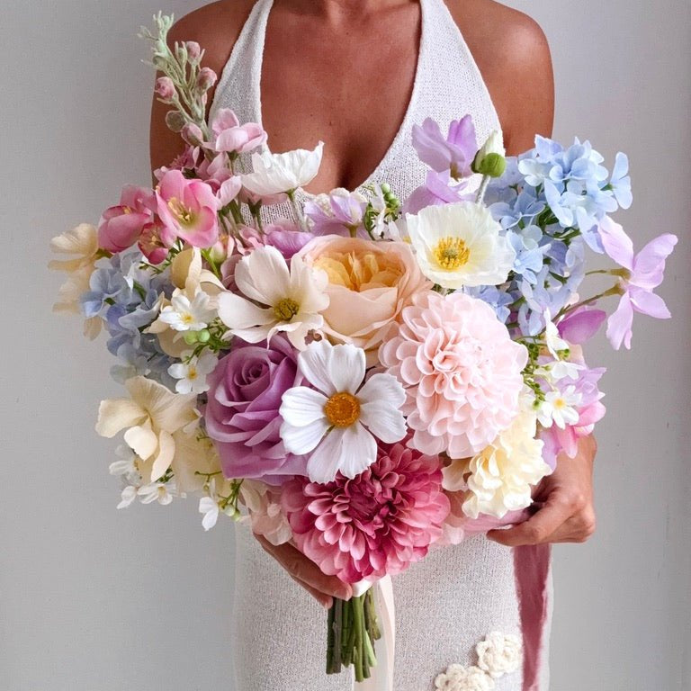 Sonder Wedding Bouquet - Pastel Muse - Premium Artificial Wedding Flowers by Sonder & Stone Boutique