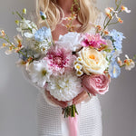 Sonder Wedding Bouquet - Pastel Soda - Sonder + Stone Boutique Artificial Wedding Flowers