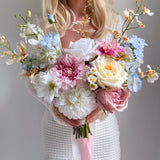 Sonder Wedding Bouquet - Pastel Soda - Sonder + Stone Boutique Artificial Wedding Flowers