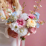 Sonder Wedding Bouquet - Pastel Soda - Sonder + Stone Boutique Artificial Wedding Flowers