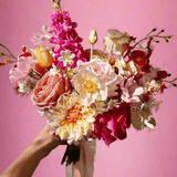 Sonder Wedding Bouquet - Pink Lemonade - Premium Artificial Wedding Flowers by Sonder + Stone Boutique