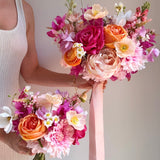 Sonder Wedding Bouquet - Pink Paloma - Sonder + Stone Boutique Artificial Wedding Flowers