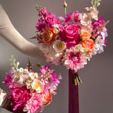 Sonder Wedding Bouquet - Pink Paloma - Premium Artificial Wedding Flowers by Sonder & Stone Boutique