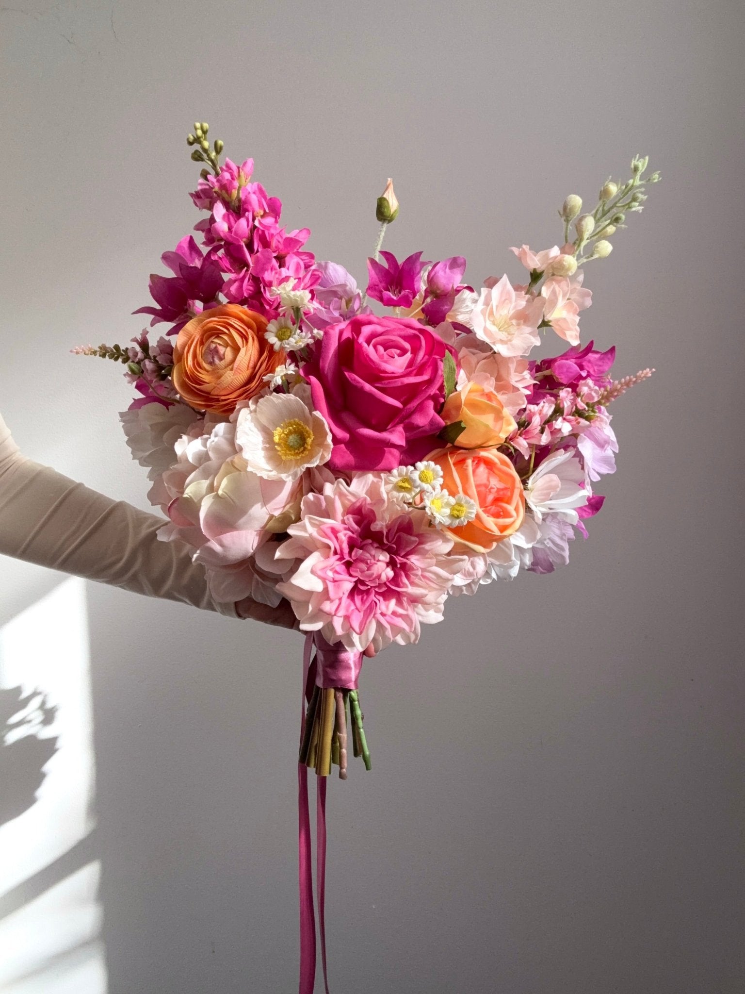 Pink Paloma Artificial Wedding Bouquet Sonder Stone Sonder pink-paloma-artificial-wedding-bouquet-sonder-stone-sonder