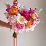 Sonder Wedding Bouquet - Pink Paloma - Sonder + Stone Boutique Artificial Wedding Flowers