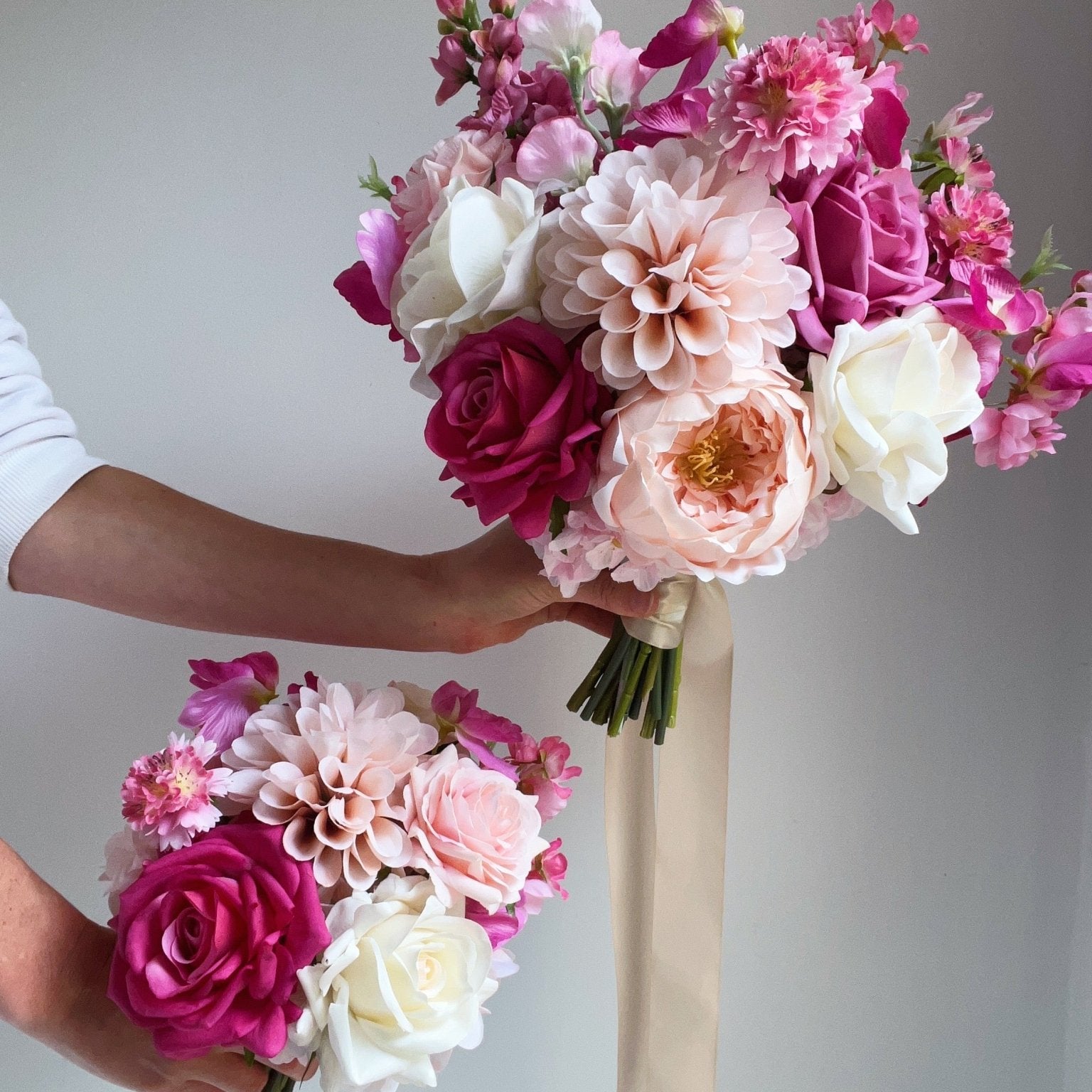Sonder Wedding Bouquet - Pretty in Pink - Sonder + Stone Boutique Artificial Wedding Flowers
