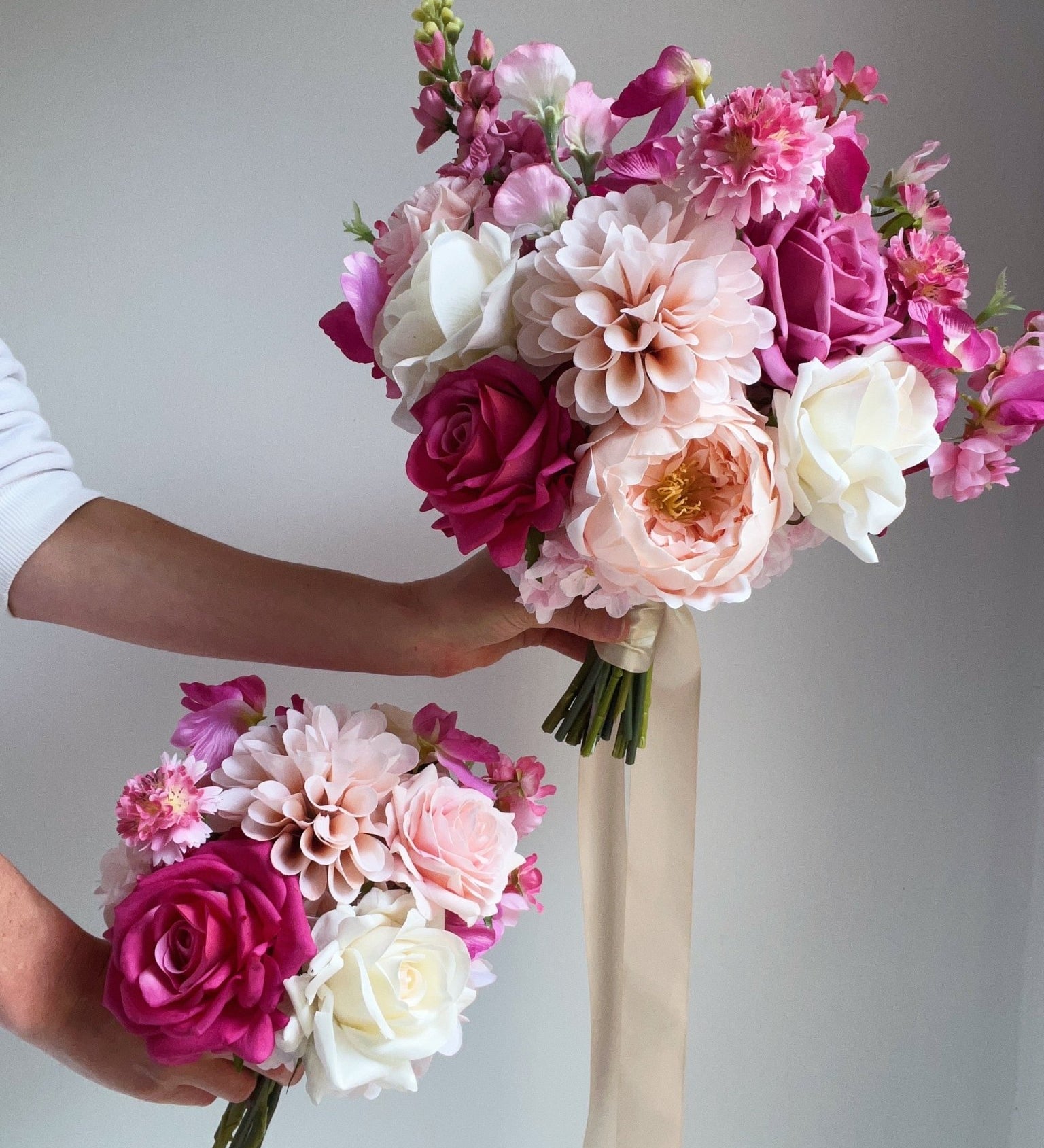 Sonder Wedding Bouquet - Pretty in Pink - Sonder + Stone Boutique Artificial Wedding Flowers