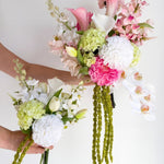 Sonder Wedding Bouquet - Raspberry Matcha - Premium Artificial Wedding Flowers by Sonder & Stone Boutique