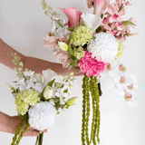 Sonder Wedding Bouquet - Raspberry Matcha - Premium Artificial Wedding Flowers by Sonder & Stone Boutique