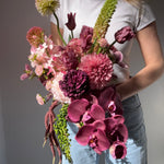 Sonder Wedding Bouquet - Sangria - Premium Artificial Wedding Flowers by Sonder & Stone Boutique