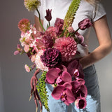 Sonder Wedding Bouquet - Sangria - Premium Artificial Wedding Flowers by Sonder & Stone Boutique