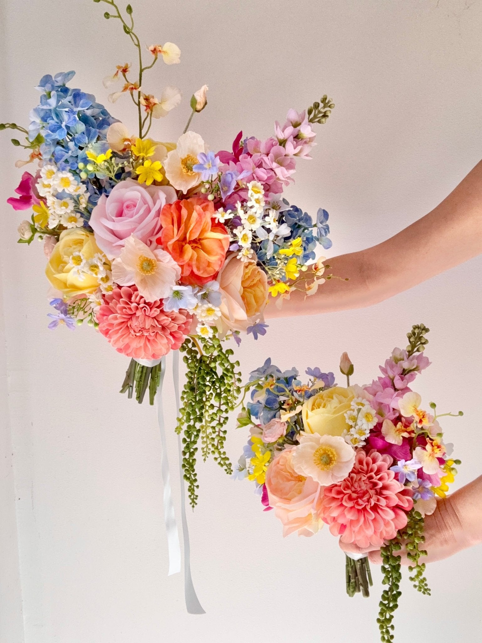 Sonder Wedding Bouquet - Serotonin - Premium Artificial Wedding Flowers by Sonder & Stone Boutique