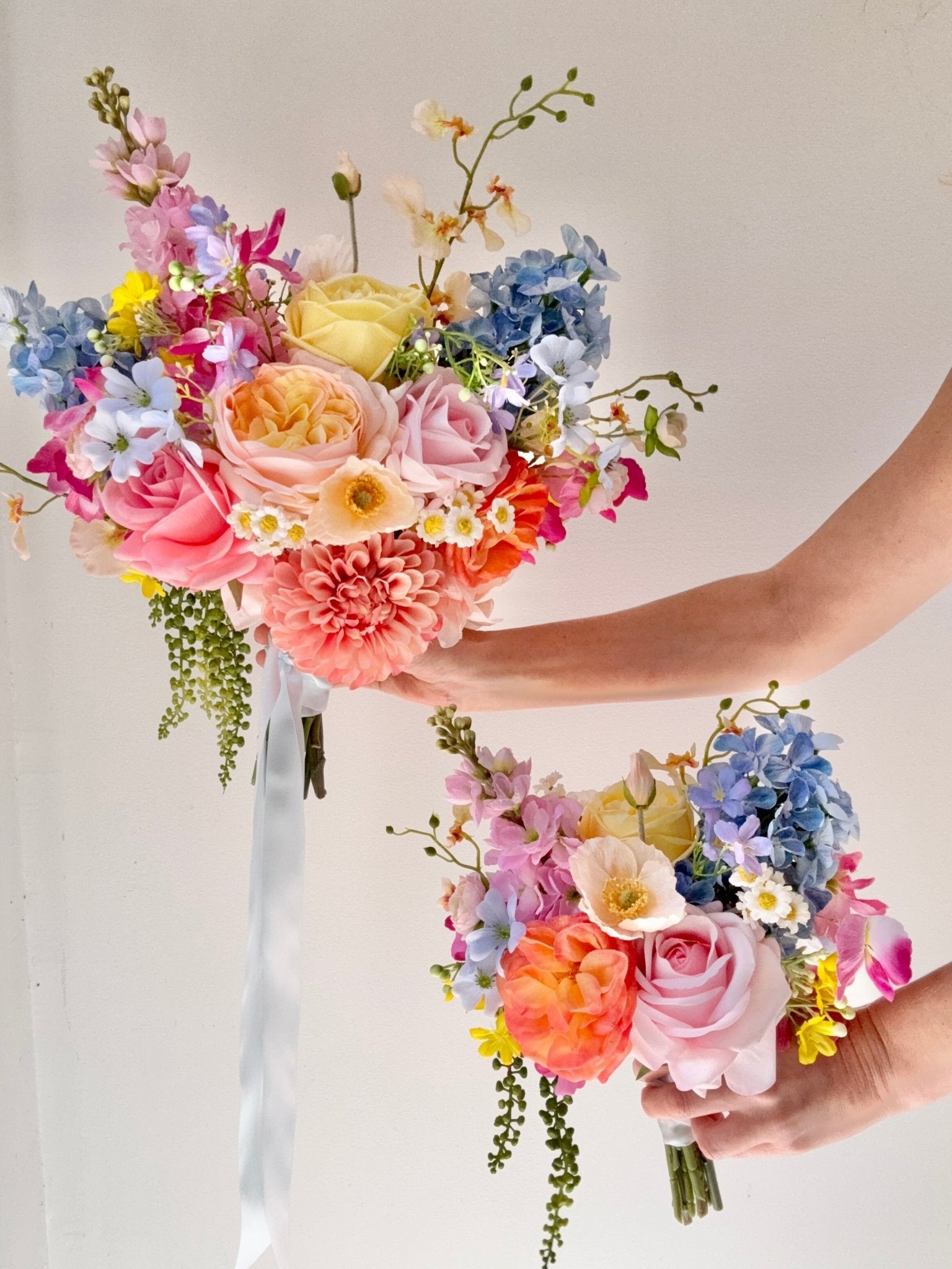 Sonder Wedding Bouquet - Serotonin - Premium Artificial Wedding Flowers by Sonder & Stone Boutique