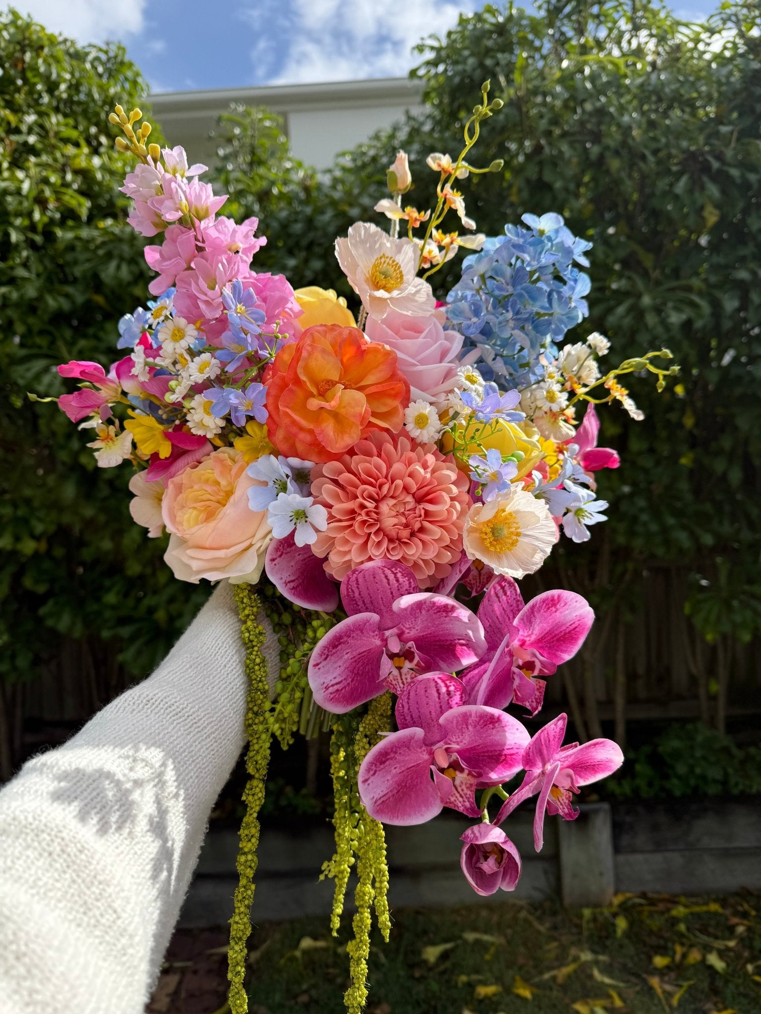 Sonder Wedding Bouquet - Serotonin - Premium Artificial Wedding Flowers by Sonder & Stone Boutique