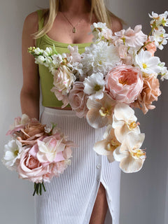 Sonder Wedding Bouquet - Soft + Romantic - Sonder + Stone Boutique Artificial Wedding Flowers