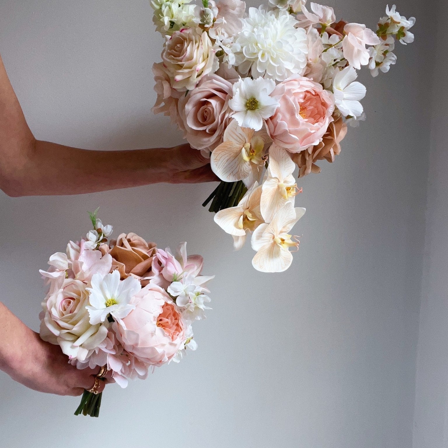 Sonder Wedding Bouquet - Soft + Romantic - Sonder + Stone Boutique Artificial Wedding Flowers