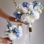 Sonder Wedding Bouquet - Something Blue - Premium Artificial Wedding Flowers by Sonder & Stone Boutique