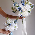 Sonder Wedding Bouquet - Something Blue - Premium Artificial Wedding Flowers by Sonder & Stone Boutique