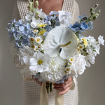 Sonder Wedding Bouquet - Something Blue - Sonder + Stone Boutique Artificial Wedding Flowers