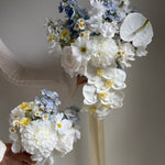 Sonder Wedding Bouquet - Something Blue - Sonder + Stone Boutique Artificial Wedding Flowers