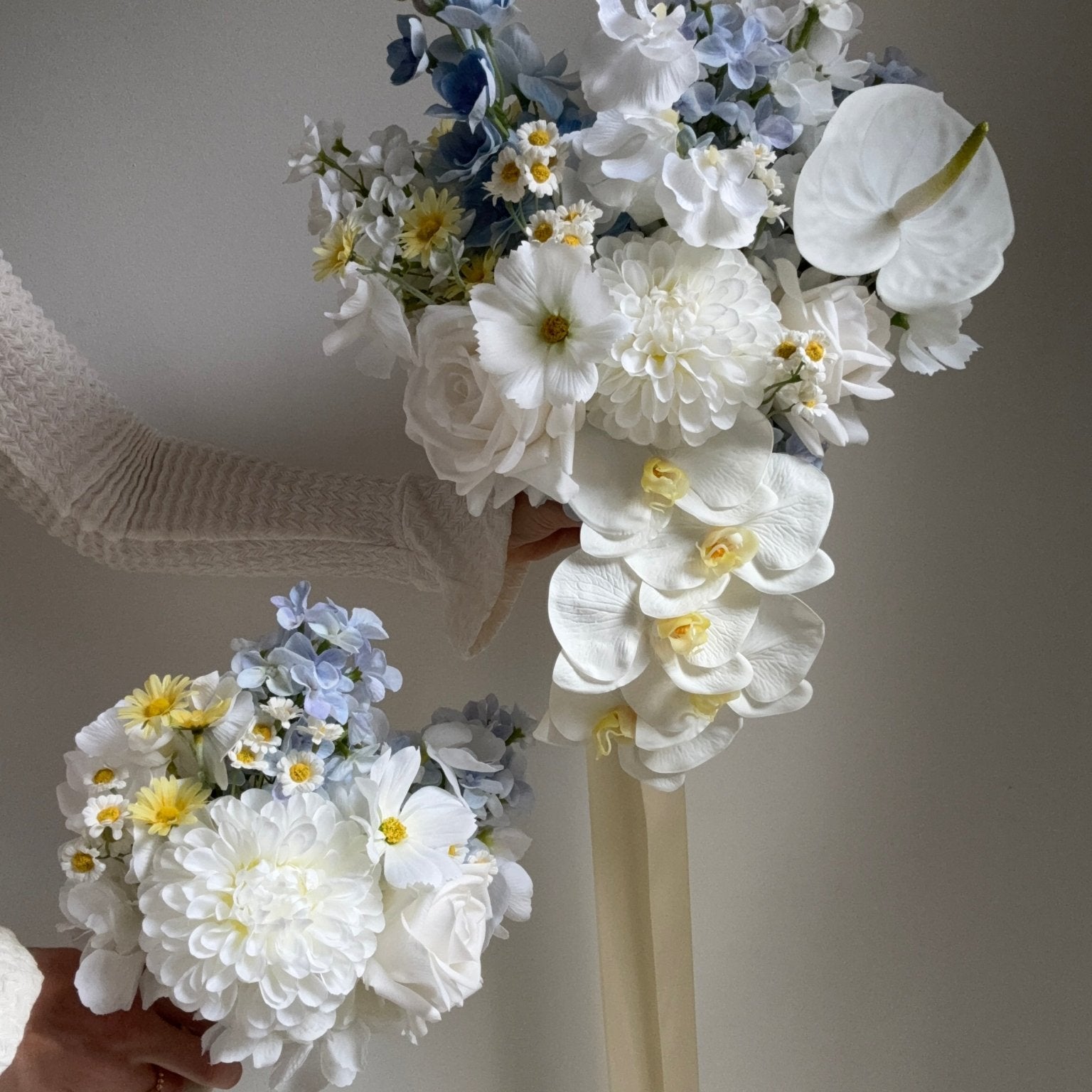 Sonder Wedding Bouquet - Something Blue - Sonder + Stone Boutique Artificial Wedding Flowers