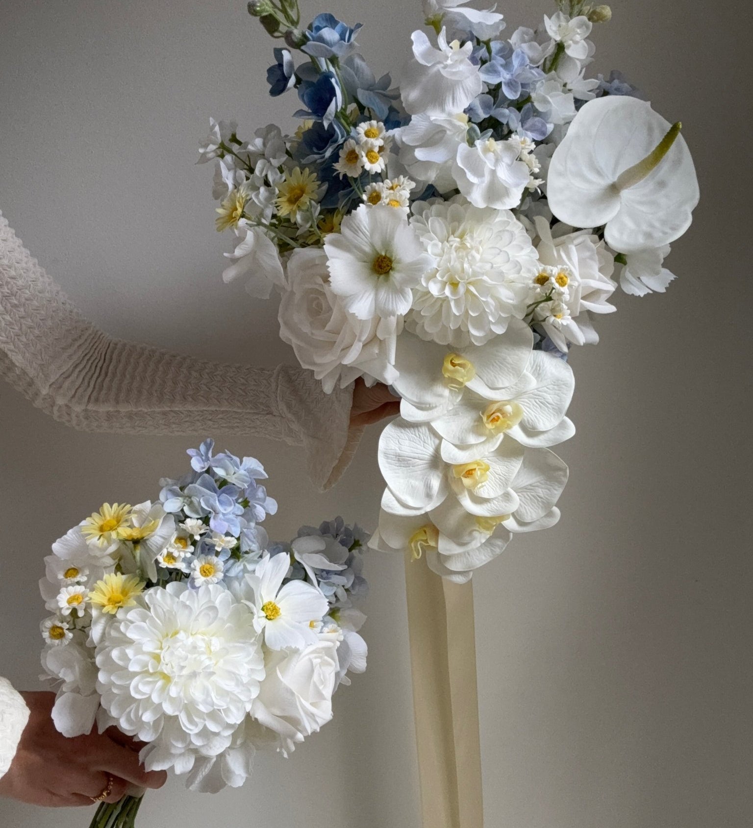 Sonder Wedding Bouquet - Something Blue - Sonder + Stone Boutique Artificial Wedding Flowers