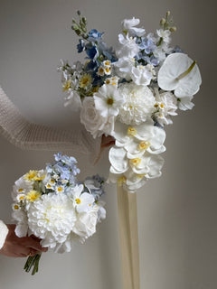 Sonder Wedding Bouquet - Something Blue - Sonder + Stone Boutique Artificial Wedding Flowers