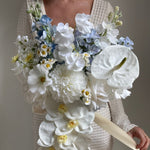 Sonder Wedding Bouquet - Something Blue - Sonder + Stone Boutique Artificial Wedding Flowers