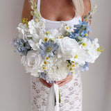 Sonder Wedding Bouquet - Something Blue (wildflower edition) - Premium Artificial Wedding Flowers by Sonder & Stone Boutique