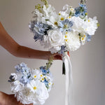 Sonder Wedding Bouquet - Something Blue (wildflower edition) - Premium Artificial Wedding Flowers by Sonder & Stone Boutique