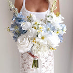 Sonder Wedding Bouquet - Something Blue (wildflower edition) - Premium Artificial Wedding Flowers by Sonder & Stone Boutique
