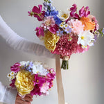 Sonder Wedding Bouquet - Spring Carnival - Premium Artificial Wedding Flowers by Sonder + Stone Boutique