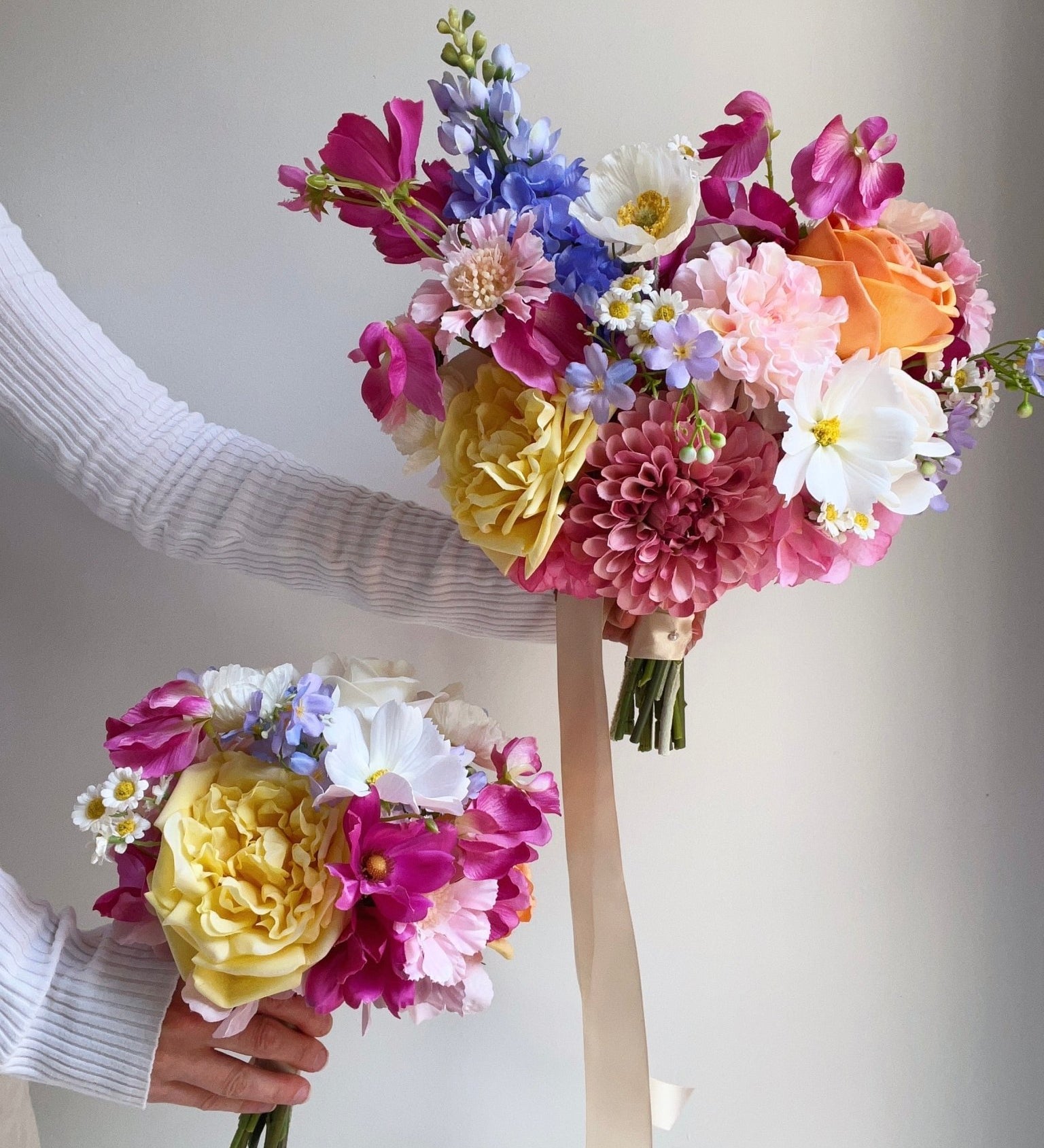 Sonder Wedding Bouquet - Spring Carnival - Premium Artificial Wedding Flowers by Sonder + Stone Boutique