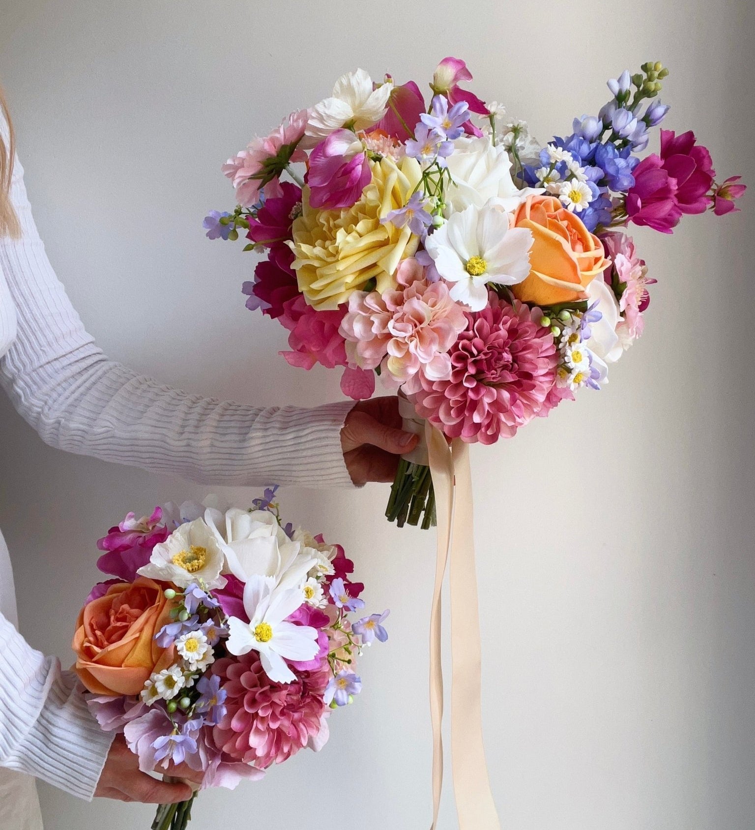 Sonder Wedding Bouquet - Spring Carnival - Premium Artificial Wedding Flowers by Sonder + Stone Boutique