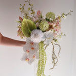 Sonder Wedding Bouquet - Strawberry Matcha - Premium Artificial Wedding Flowers by Sonder & Stone Boutique