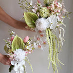 Sonder Wedding Bouquet - Strawberry Matcha - Premium Artificial Wedding Flowers by Sonder & Stone Boutique