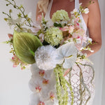Sonder Wedding Bouquet - Strawberry Matcha - Premium Artificial Wedding Flowers by Sonder & Stone Boutique