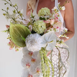 Sonder Wedding Bouquet - Strawberry Matcha - Premium Artificial Wedding Flowers by Sonder & Stone Boutique