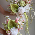 Sonder Wedding Bouquet - Strawberry Matcha - Premium Artificial Wedding Flowers by Sonder & Stone Boutique