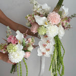 Sonder Wedding Bouquet - Strawberry Matcha (calla lilies) - Premium Artificial Wedding Flowers by Sonder & Stone Boutique
